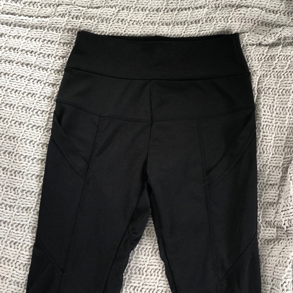 Black Sheer design Leggings